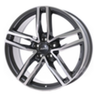 Alutec 7,5x17/5x100 ET38 D57,1 Ikenu Graphite front polished