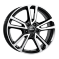 Alutec 7,5x17/5x108 ET52,5 D63,4 Tormenta Diamant black front polished