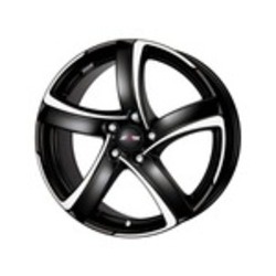 Alutec 7,5x17/5x100 ET35 D63,3 Shark Racing black front polished