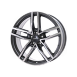 Alutec 7,5x17/5x100 ET38 D57,1 Ikenu Graphite front polished