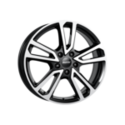 Alutec 7,5x17/5x108 ET52,5 D63,4 Tormenta Diamant black front polished